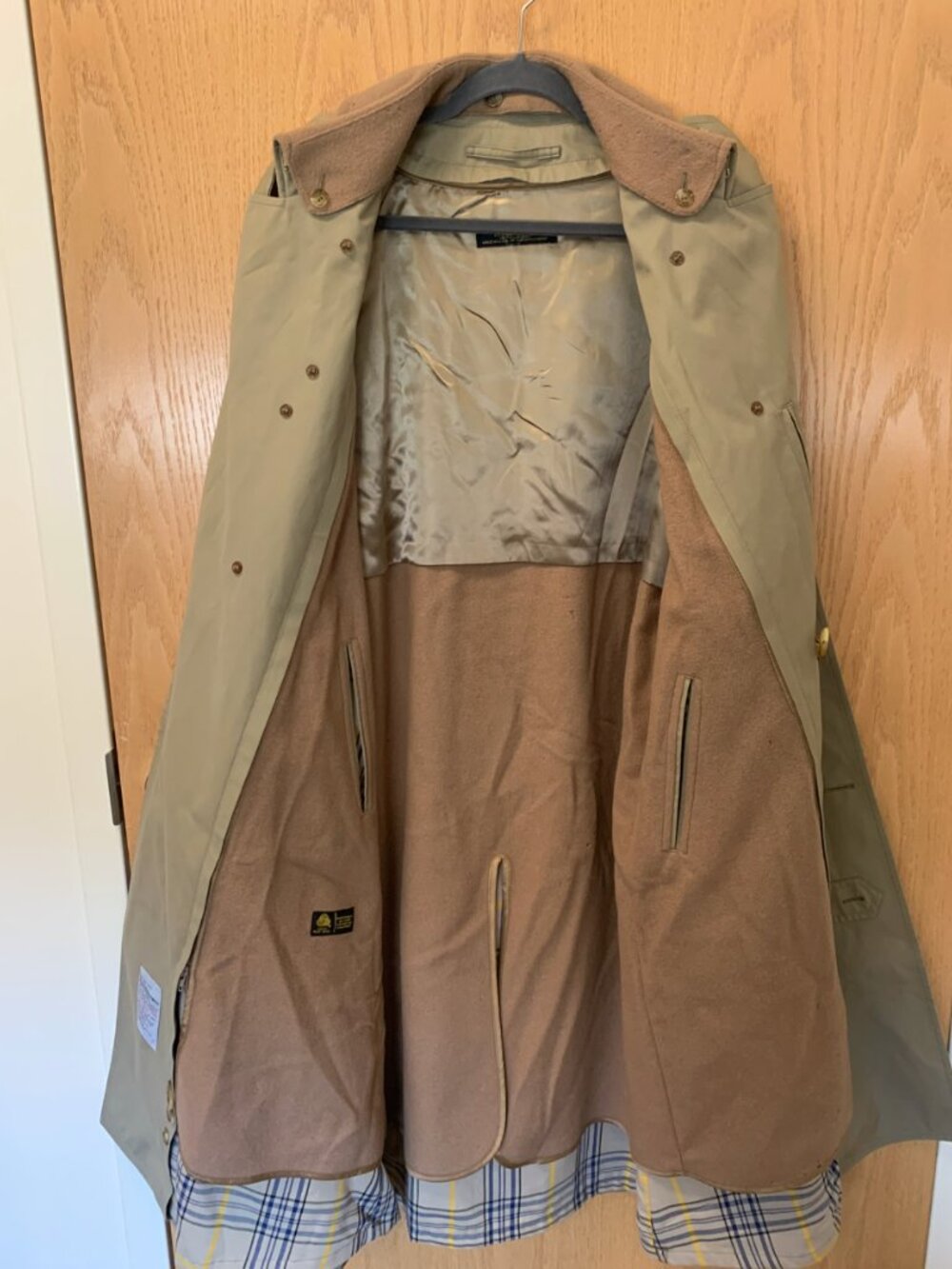 Brooks Brothers Classic Trench Coat w/ Wool Lining | Vintage-Inspired | AS-IS - Picture 13 of 13